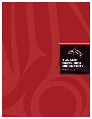 TULALIP SERVICES DIRECTORY Winter 2018