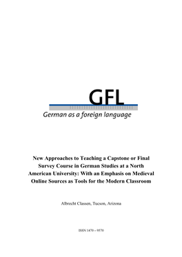 New Approaches to Teaching a Capstone Or Final
