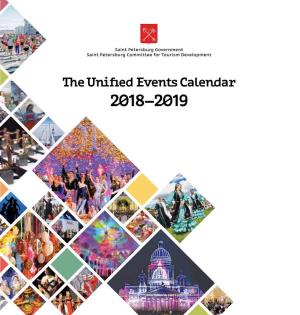 The Unified Events Calendar 2018–2019