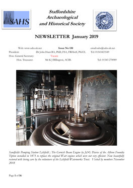 Newsletter 130 January 2019