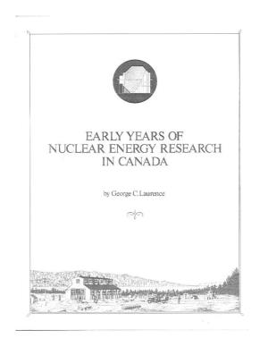 Early Years of Nuclear Research in Canada