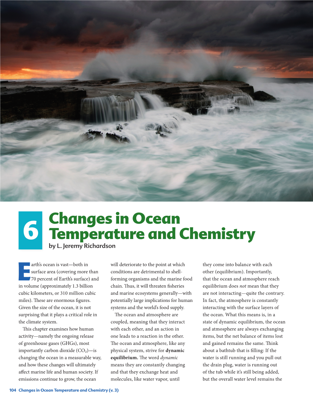 Changes in Ocean Temperature and Chemistry (V