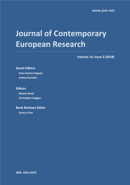 Volume 14, Issue 2 (2018) Guest Editors