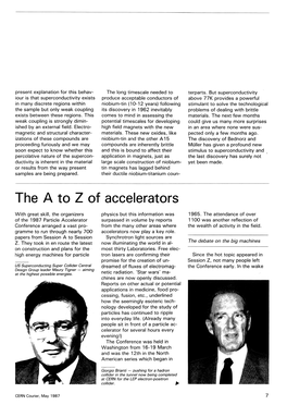 The a to Z of Accelerators