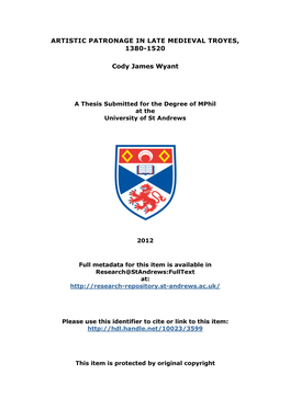 Cody James Wyant Phd Thesis