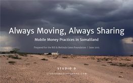 Mobile Money Practices in Somaliland