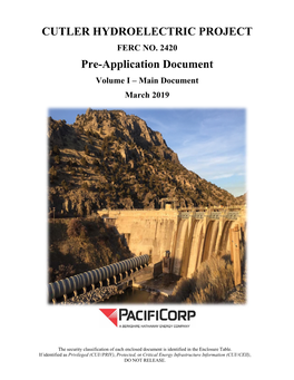 Cutler Pre-Application Document