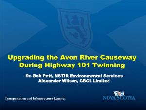 Upgrading the Avon River Causeway During Highway 101 Twinning