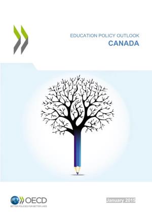 Education Policy Outlook Canada