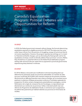 Canada's Equalization Program
