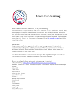 Team Fundraising