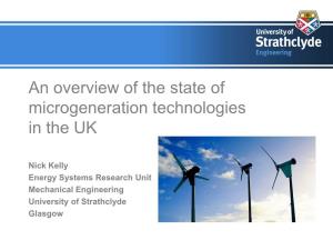 An Overview of the State of Microgeneration Technologies in the UK