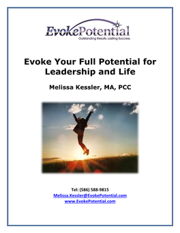 Evoke Your Full Potential for Leadership and Life