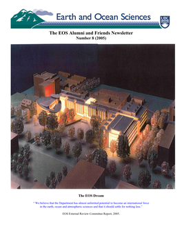 The EOS Alumni and Friends Newsletter Number 8 (2005)