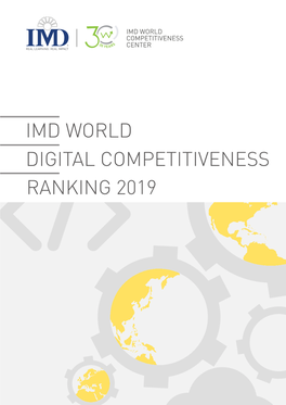 IMD WORLD DIGITAL COMPETITIVENESS RANKING 2019 1 Table of Contents