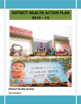 District Health Action Plan 2012 – 13