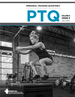 NSCA's Personal Training Quarterly | Issue