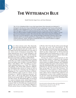 The Wittelsbach Blue