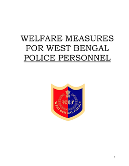 Welfare Measures for West Bengal Police Personnel