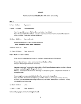 Communication and the City Intro&Schedulefinal