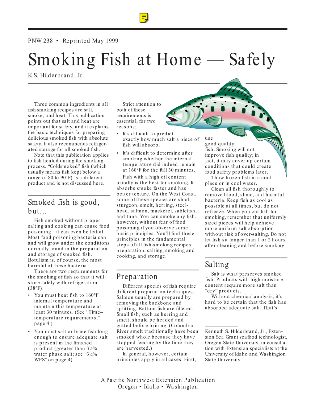 Smoking Fish at Home Safely
