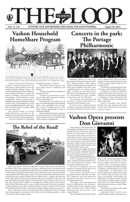 The Portage Philharmonic Vashon Opera Presents