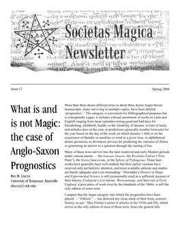 Spring 2004 Issue 12