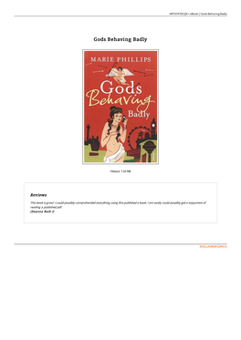 Download PDF Gods Behaving Badly
