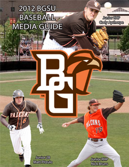 2012 Bgsu Baseball Media Guide