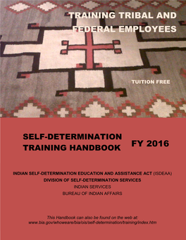 Isdeaa Training Handbook Fy-2016