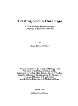Creating God in Our Image