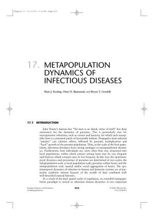 Dynamics of Infectious Diseases