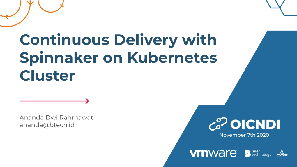 Continuous Delivery with Spinnaker on Kubernetes Cluster