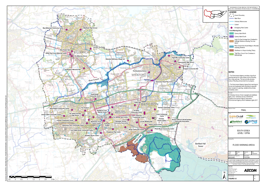 Figure 4.6 Flood Warning Areas