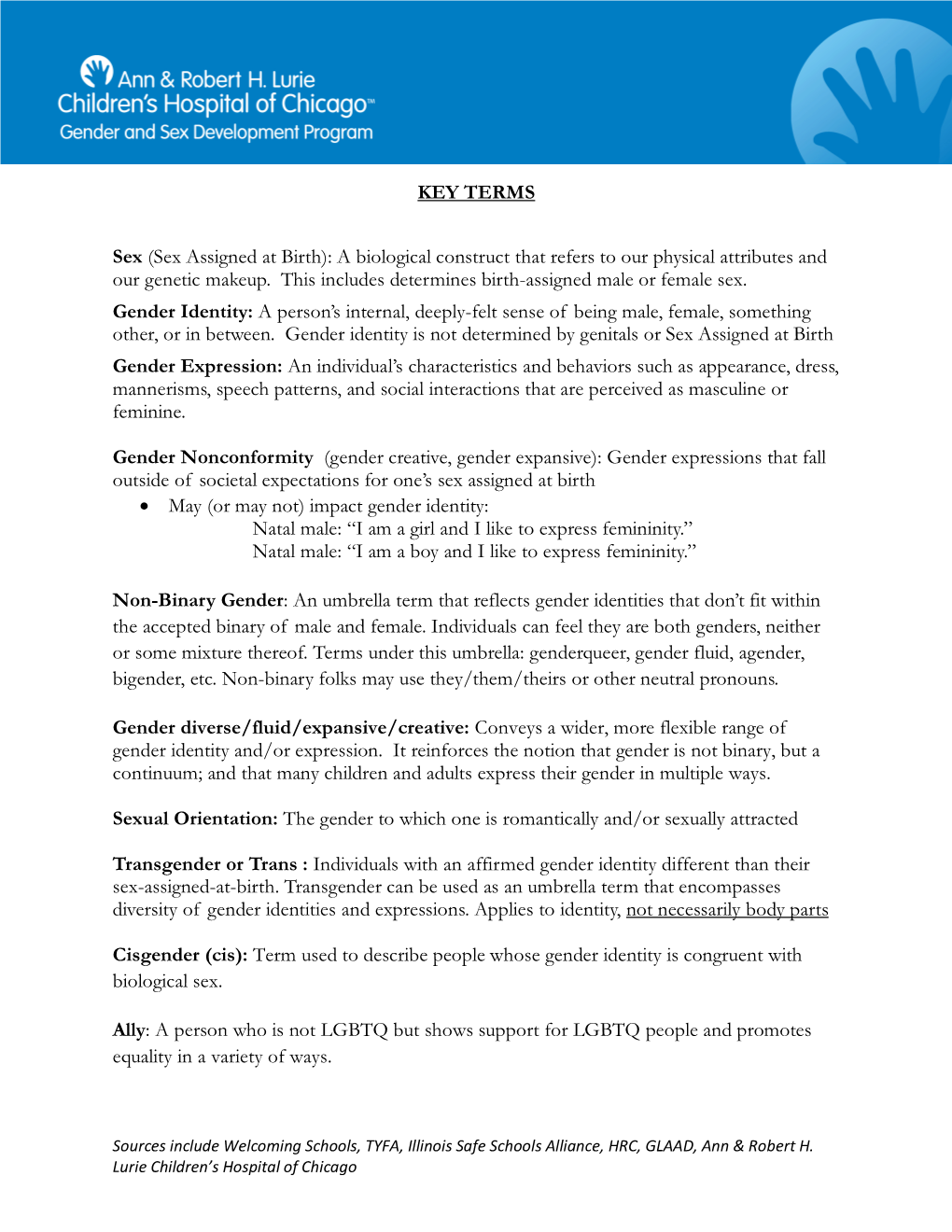 Key Terms LGBTQ