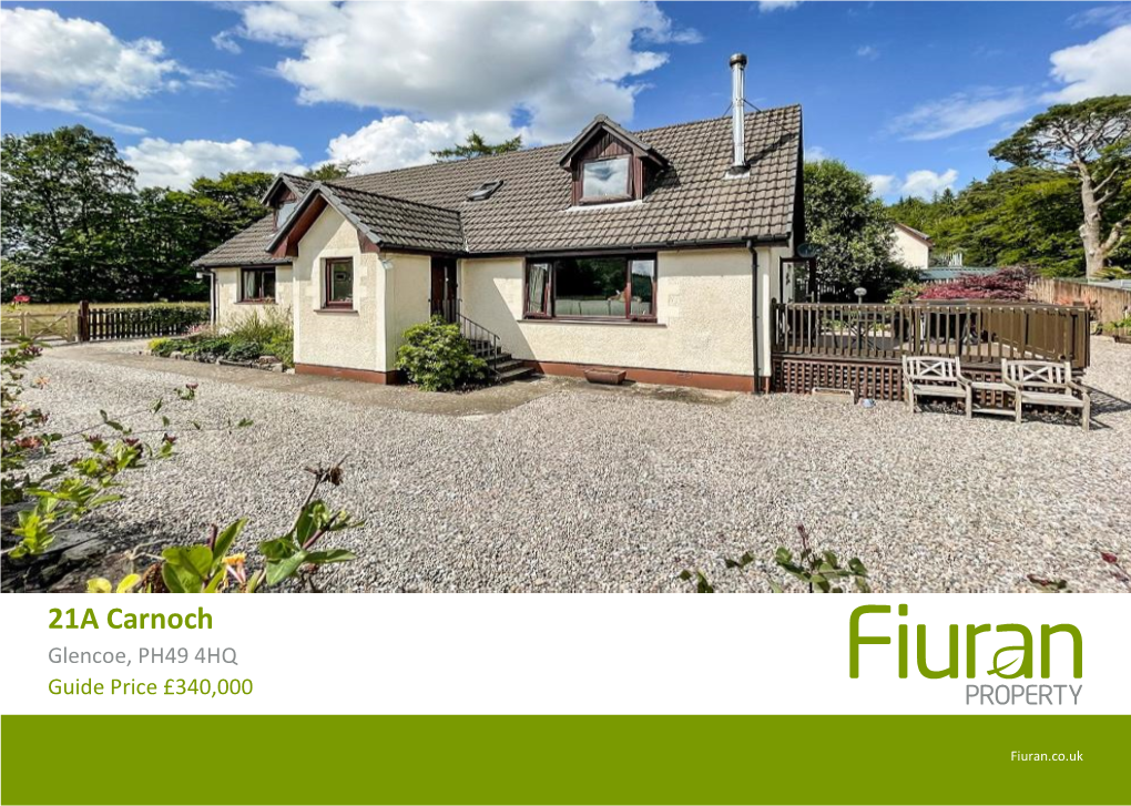 21A Carnoch Glencoe, PH49 4HQ Guide Price £340,000