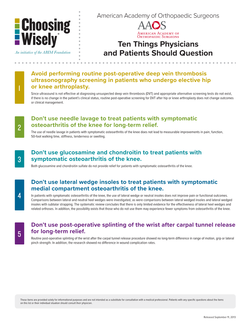 3 1 2 Ten Things Physicians and Patients Should Question