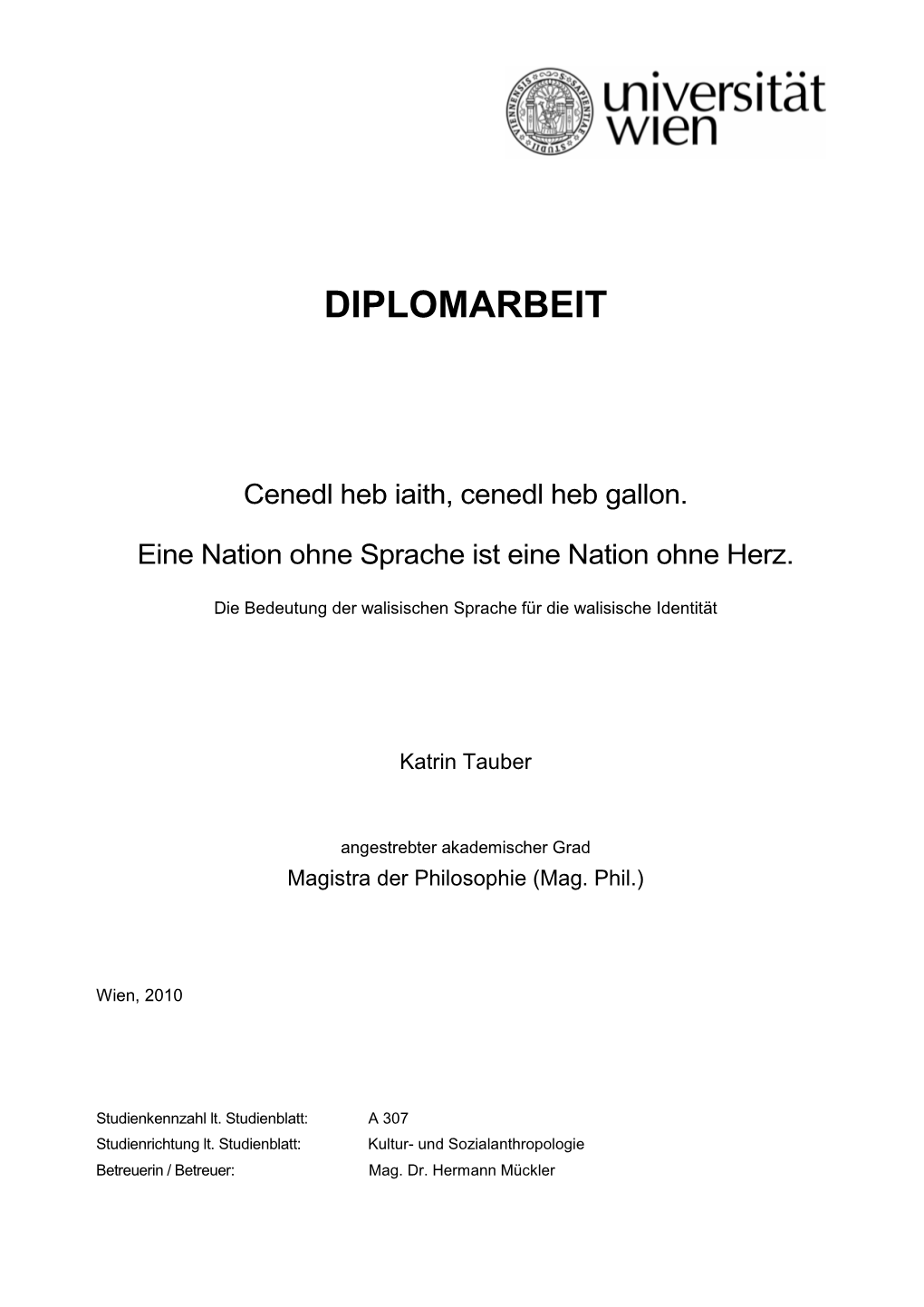 Diplomarbeit