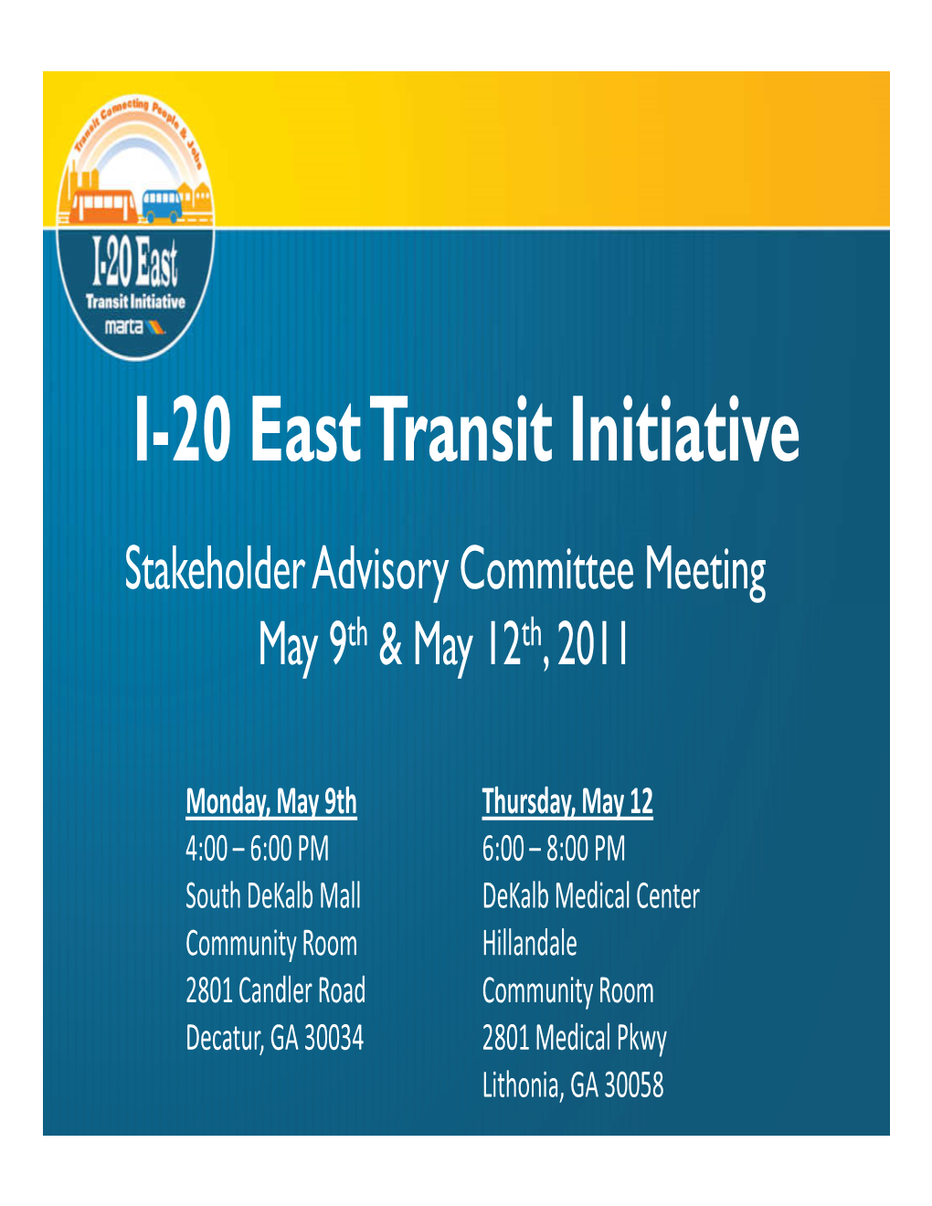 I-20 East Transit Initiative