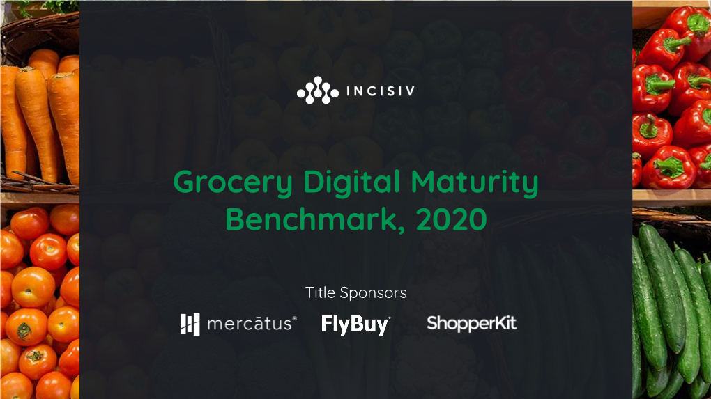 Grocery Digital Maturity Benchmark, 2020