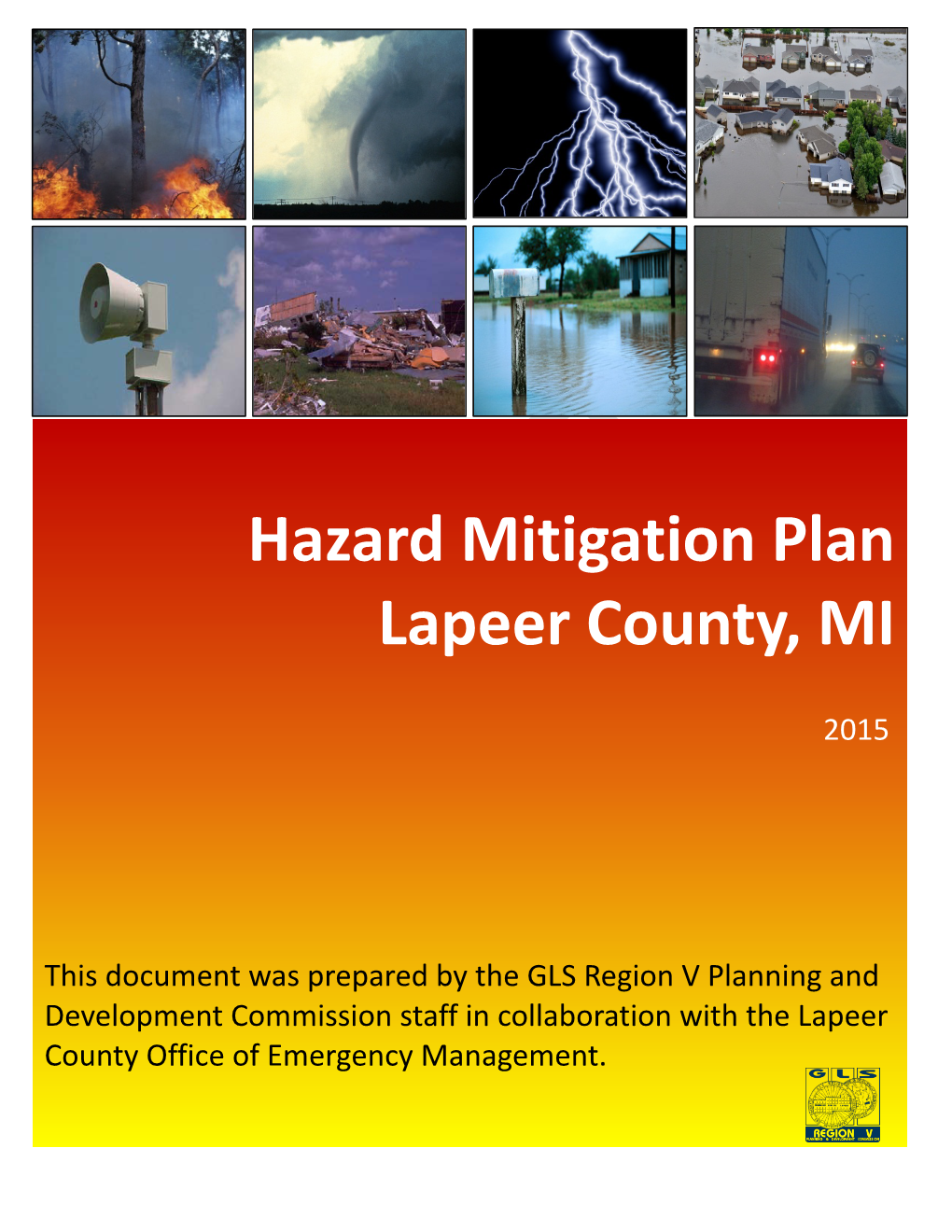 Hazard Mitigation Plan Lapeer County, MI