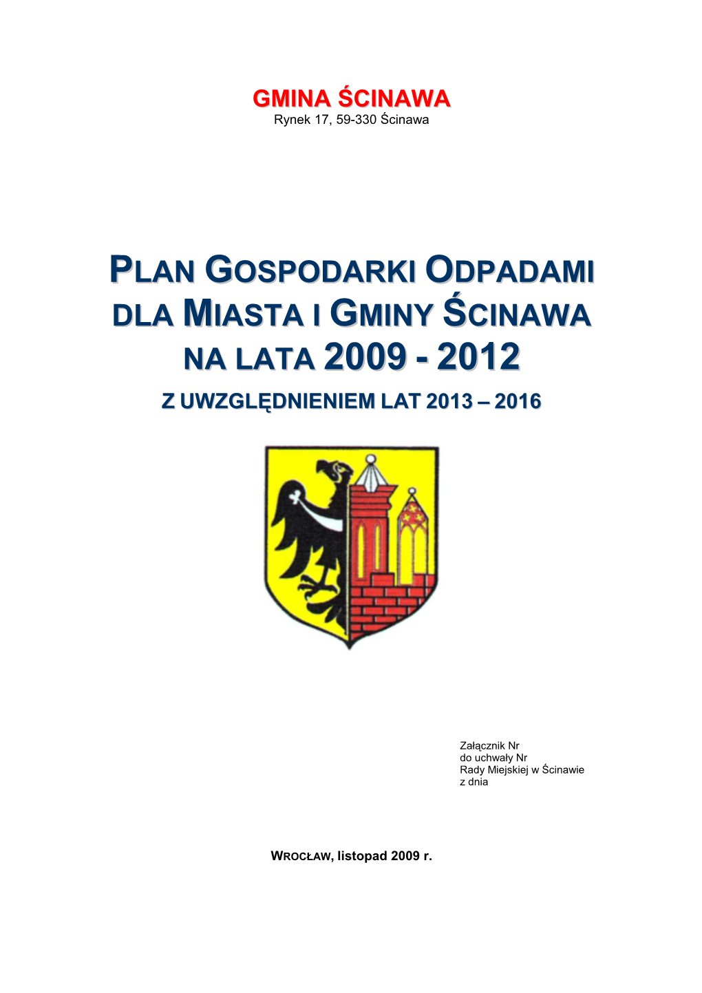 Plan Gospodarki Odpadami