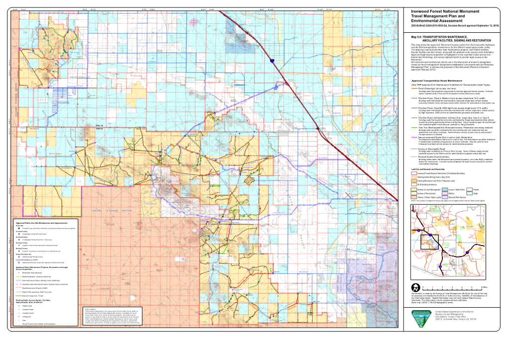 Ironwood Forest National Monument Travel Management