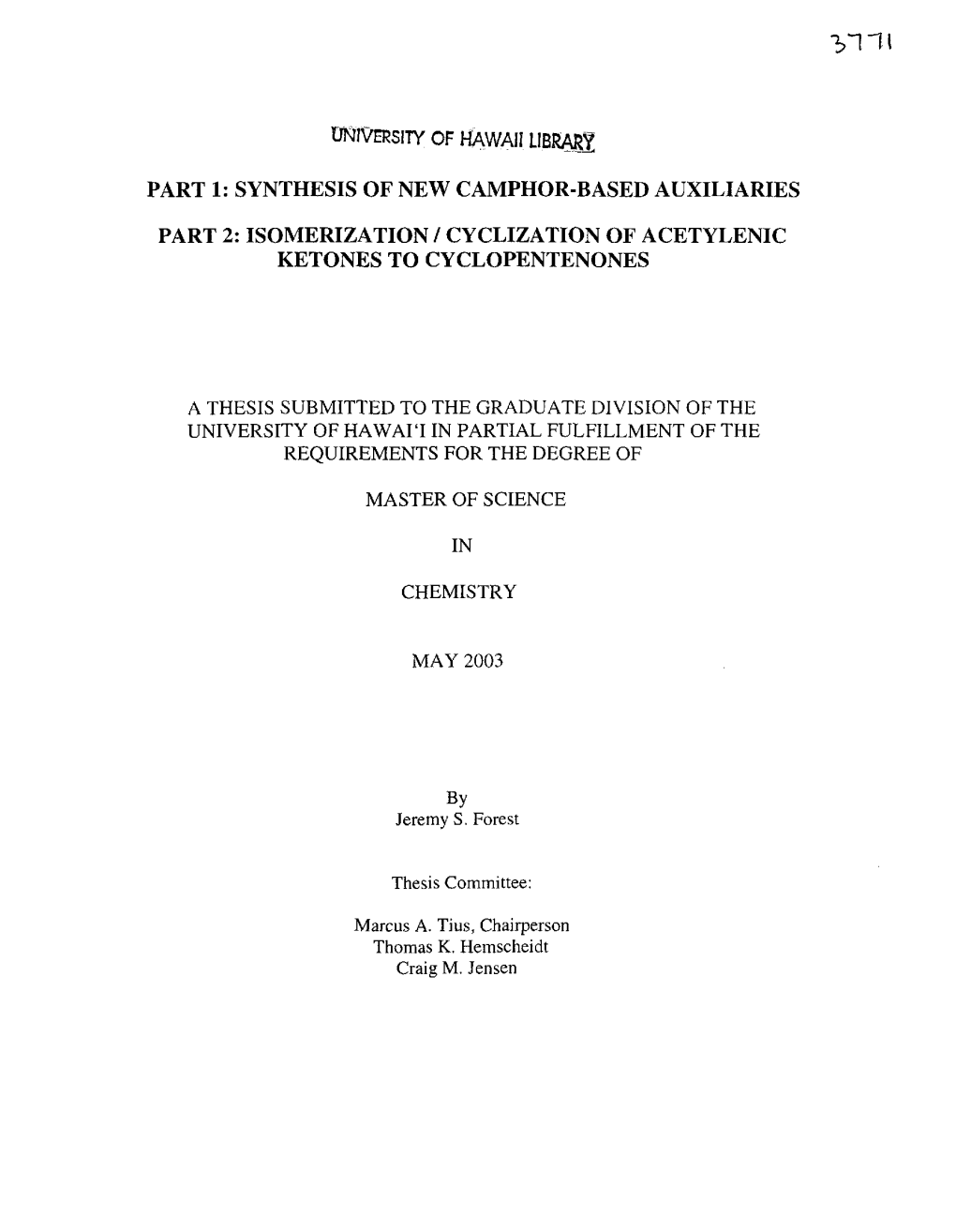 Synthesis of New Camphor-Based Auxiliaries