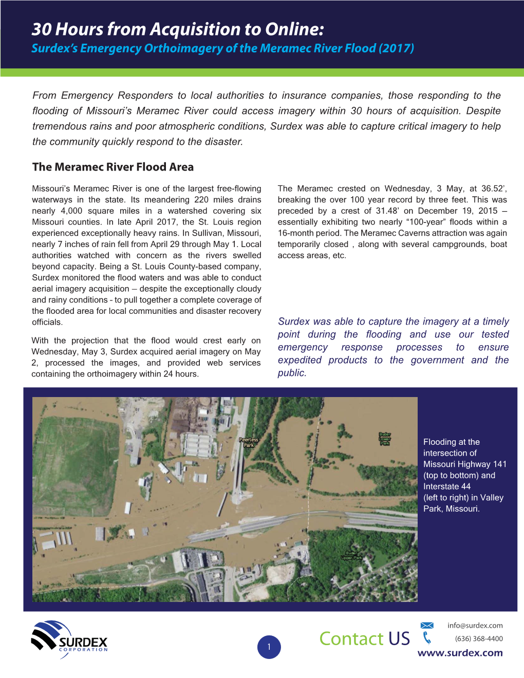 Surdex Case History Meramec Flooding Articlev Page 1.Eps