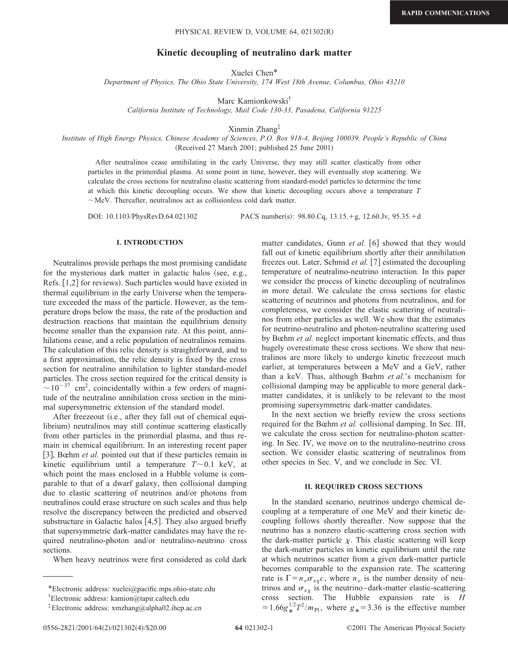 Kinetic Decoupling of Neutralino Dark Matter