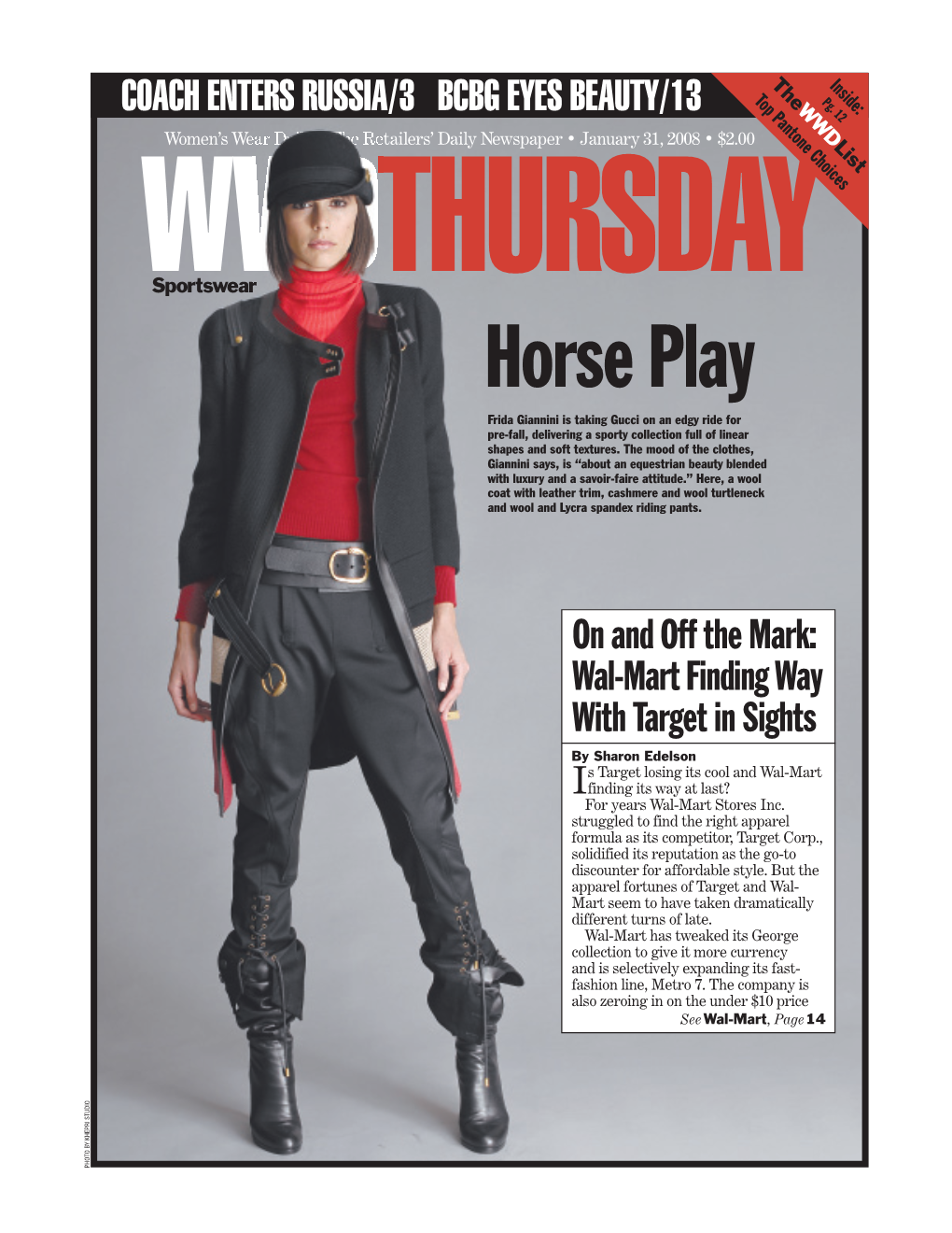 Horse Play Frida Giannini Is Taking Gucci on an Edgy Ride for Pre-Fall, Delivering a Sporty Collection Full of Linear Shapes and Soft Textures