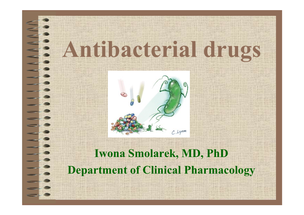 Antibacterial Drugs