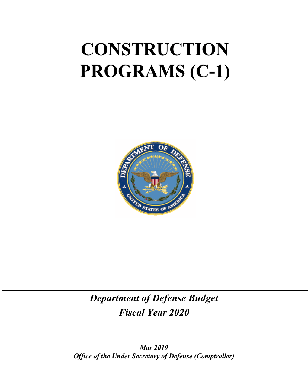 Construction Programs (C-1)