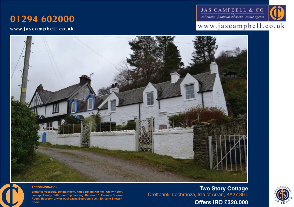 Two Story Cottage Offers IRO £320,000